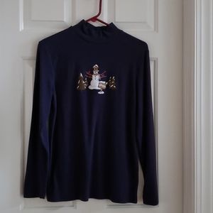 Women's mock turtle neck sweater